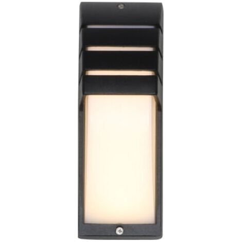 Applique murale LED 9W, lampe murale moderne et simple, lumière chaude permanente, veilleuse étanche pour jardin, balcon, terrasse, couloir, cour, mur extérieur