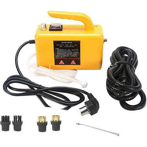 Nettoyeur vapeur haute pression 2600 W, portable, pour tapis et voiture (prise US A). (1/5)