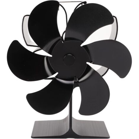 Ventilatore da camino, stufa a riscaldamento termodinamico, forma a farfalla – 15 x 11 x 19 cm