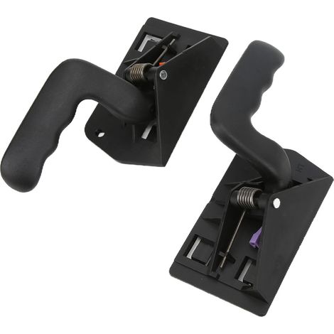Poignée de porte intérieure noire 2 pièces 15760297 Remplacement pour CHEVROLET SILVERADO 1999-2007 (1/5)