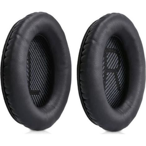 2x Ersatz-Ohrpolster für Bose QuietComfort 35 (QC35) – Ersatz-Ohrpolster für Bose-Kopfhörer – Schwarz (1/5)