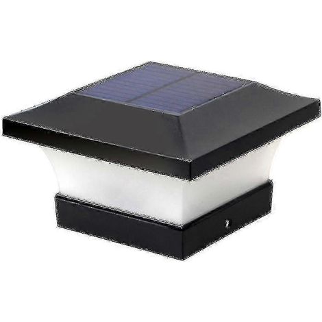 Lampes solaires étanches à LED pour poteaux, colonnes et clôtures extérieures. (1/4)