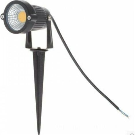 Projecteur Haute Tension 5w LED Blanc Chaud Projecteur de Jardin Réglable Eclairage Extérieur Jardin Terrasse (1/5)