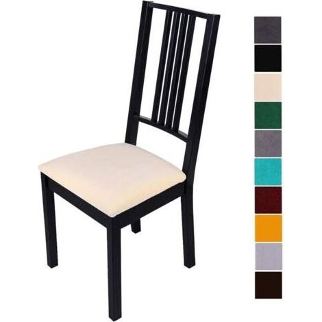 (Beige, 2 pièces) Housses de chaise, housses de chaise universelles lavables, housses de chaise de salle à manger universelles, très faciles à nettoyer et durables, faciles à installer (1/5)