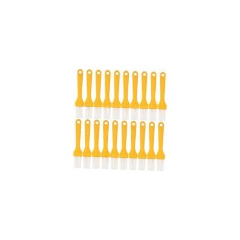 IMIKEYA 20-teiliges Kunststoff-Ölpinsel-Set für Grill und Küche, Küchenutensil für gegrillte Nudeln und Marinaden - Crezuo
