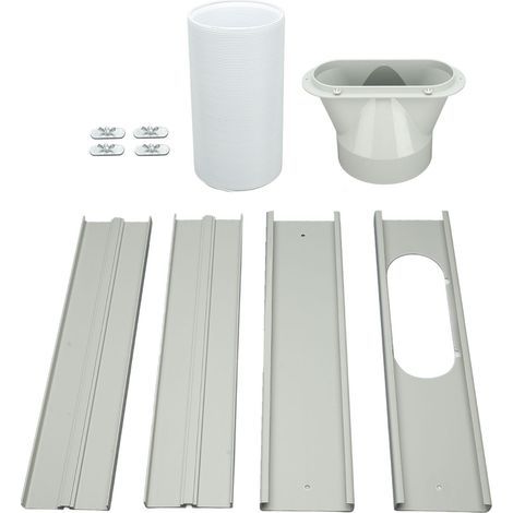 Kit de ventilation de fenêtre pour climatiseur portable, joint universel réglable de remplacement pour unité (1/5)