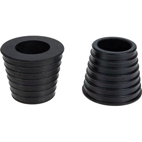 de 2 bouchons pour trous de parasol en silicone noir (1/5)