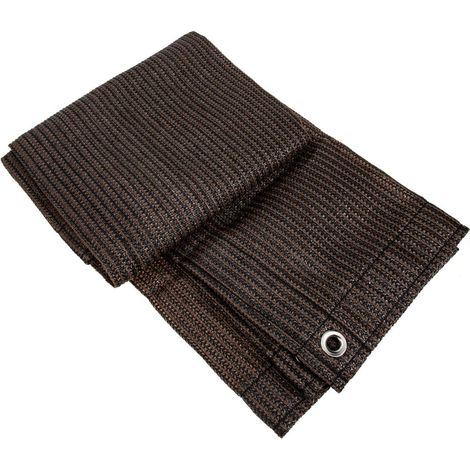 Pare-Soleil Balcon Jardin en PE Café, Protection Solaire et Intimité (1/5)