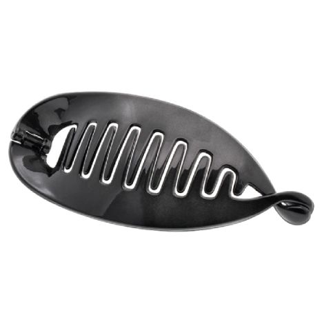 Pinza de plátano: un adorno para el cabello grande y ancho, (1/4)