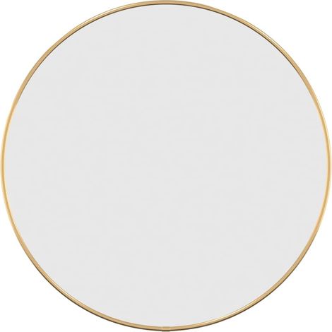Specchio da Parete Dorato Ø 50 cm Rotondo vidaXL