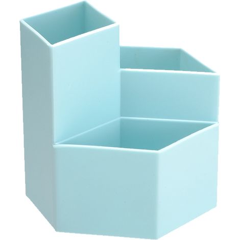 Support Pinceaux Maquillage - Rangement Cosmétiques En Plastique - Organisateur Salle De Bain Bureau - 1 Pièce (1/5)