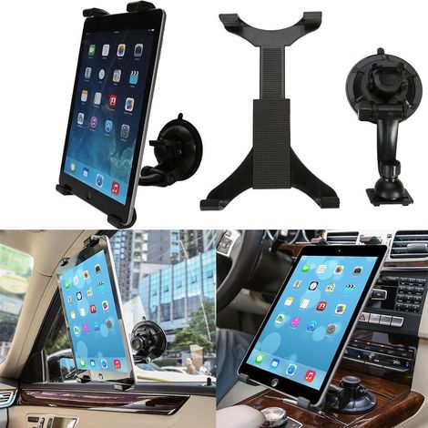 TrAdE Shop Traesio - Supporto Per Auto Universale Con Ventosa Per Tutti I Tablet Porta Rotazione 360° - (1/5)