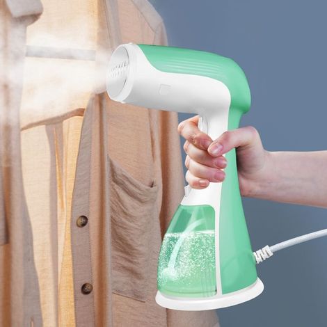 Steam Iron, Quick Heating in 20s, Portable Vertical Steamer, Removable Water Tank