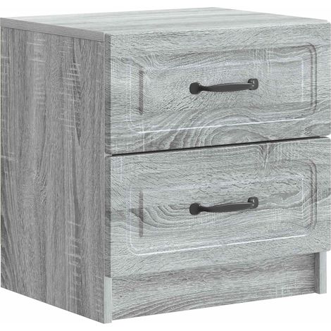 Nachttisch Graues Sonoma 43 x 34,5 x 44,5 cm Holzwerkstoff vidaXL