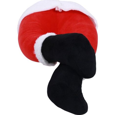 Grinch, monstre de Noël aux cheveux verts, voleur, fausse jambe d'elfe, ornement de jambe avec jambe rouge (1/4)