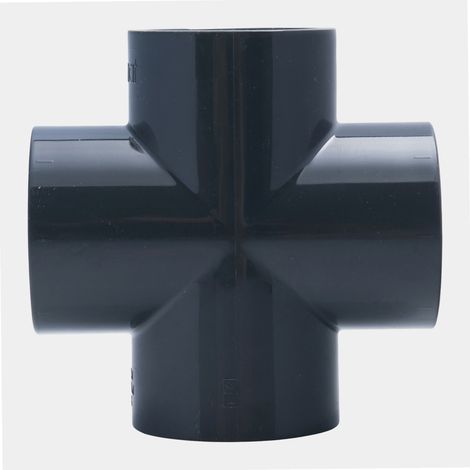 Raccordo pressone PVC a croce ø50 mm (1/5)