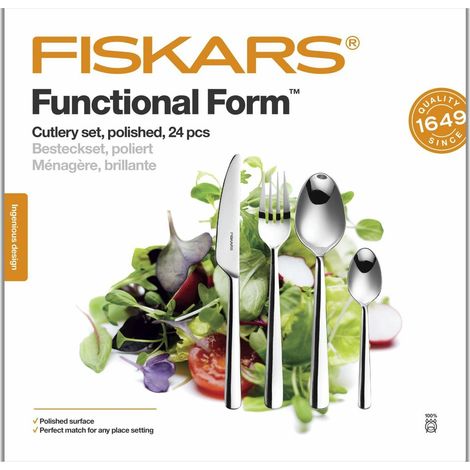 Fiskars Klassisches Besteckset aus Edelstahl