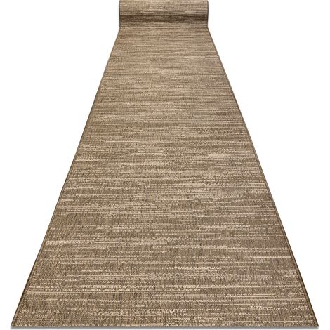 Läufer SISAL SION 5302 Melange flach gewebt braun 120 cm brown 120x200 cm (1/5)
