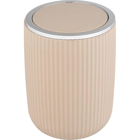 Wenko AGROPOLI cubo de basura baño gris 2 litros