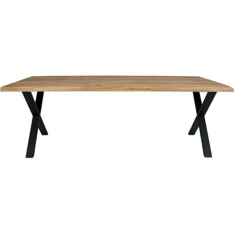 CALVI-Table repas à manger 10 personnes 240cm en chêne massif (1/5)
