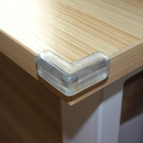 Lot de 5 protecteurs d'angle de pare-chocs pour bébé, protecteurs d'angle de table auto-adhésifs, meubles transparents, créatifs et fiables (1/4)