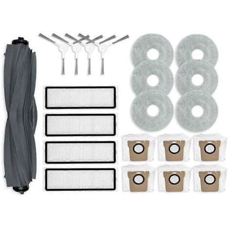 BARKBUSTERS Accessoires pour aspirateur robot Dreame L10s Ultra / L10 Ultra : brosse latérale principale, filtre HEPA, lingette de nettoyage et sac à poussière (1/5)