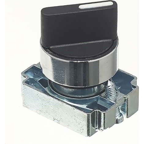 Rs Pro – Commutateur rotatif 3 positions – Ressort de rappel – Indice de protection IP65 – Diamètre de découpe 22 mm