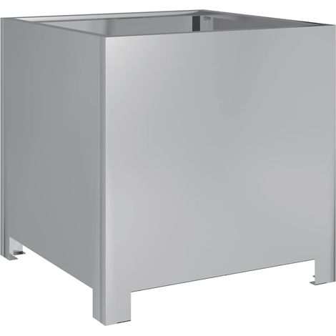 Maison Exclusive - Fioriera da Giardino 40x40x40 cm in Acciaio Zincato