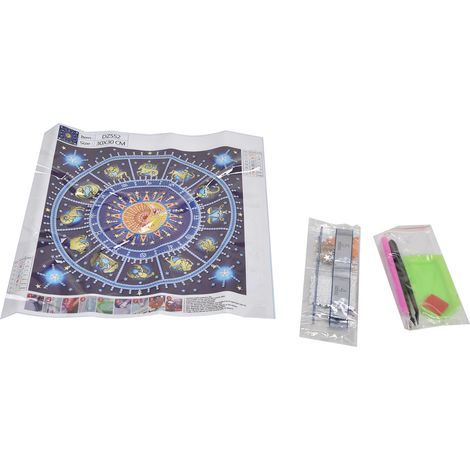 Kit de peinture diamant 30x30cm, DIY Full Drill, décoration salon chambre bureau DZ552 (1/5)
