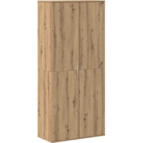 Haut Armoire 80 x 39 x 178 cm Bois d'ingénierie Chêne artisanal (1/5)