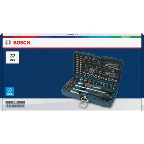 BOSCH KLUCZE NASADOWE 1/4 37szt.  /BOSCH LINE