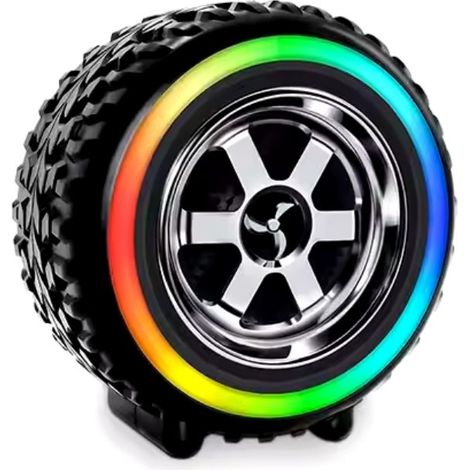 Cassa Altoparlante Bluetooth G2389 Ruota Portatile Luci Led