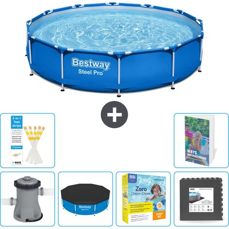 Bestway Steel Pro Rund - 305x76 cm - 7-teilig S259