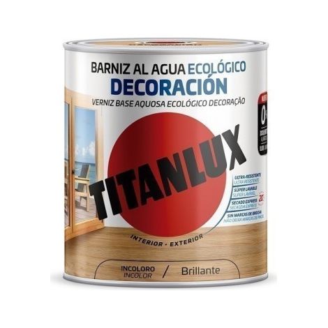 BARNIZ SINTÉTICO DECORACIÓN BRILLANTE CASTAÑO 0,250L M10100114 TITANLUX