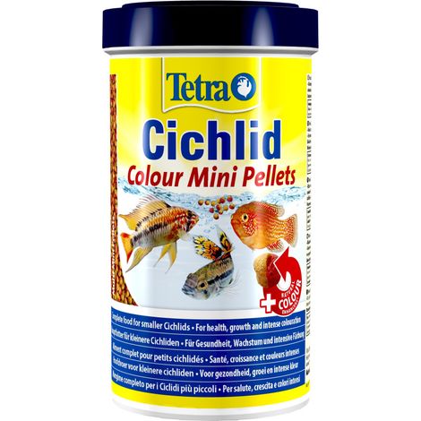 Cichlid colour mini pellets 170 g 500 ml pour poisson Cichlidés - Tetra (1/2)