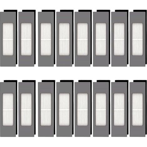 VORNE (16 Stück) N10 HEPA-Filter für Ecovacs DEEBOT OZMO N10 N10 Plus 920 950 T8 AIVI Max T9 T5 N5 N7 N8+ N8 Pro Plus Saugroboter