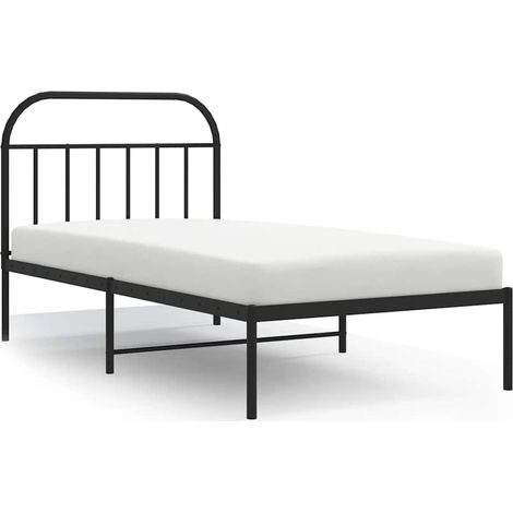 Maison Exclusive - Estructura cama sin colchón con cabecero metal (1/5)