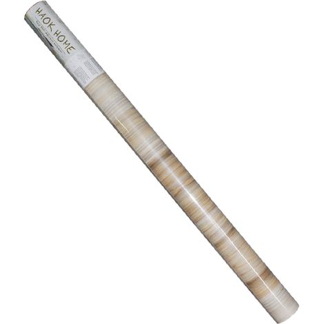 Papier peint autocollant imitation bois, découpable et décoratif, en PVC moderne, pour meubles, chambre et salon. (1/5)