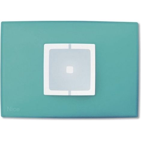 Placa de pared rectangular verde agua Pack 1pc NICE OPLA WRS