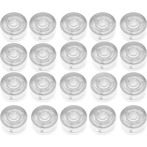Lot de 20 capuchons de protection pour pédale d'effet de guitare - Capuchons de protection pour pédale d'effet - Capuchon de protection pour pédale d'effet de guitare (1/5)