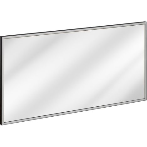 Spiegel Badezimmer rechteckig Graphit 123x68 cm Design