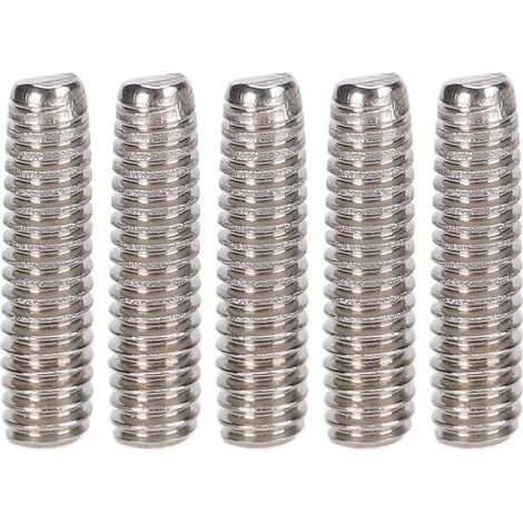 Lot de 50 vis sans tête en inox A2-70, assortiment de goujons M2x8, kit de fixation quincaillerie, boulons de précision robustes. (1/5)