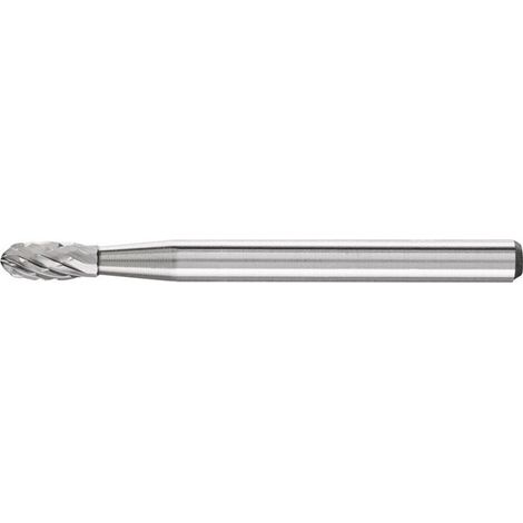 Forma de fresa pequeña O TRE D.3mm cabeza-L.7mm vástago-D.3mm HM galv.3 Plus PFERD