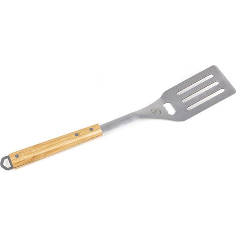 Spatule inox 44 cm manche bambou - Somagic (1/2)