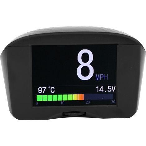 Affichage tête haute multifonction pour voiture X50 Plus, compteur numérique intelligent OBD, jauge de tension et de température