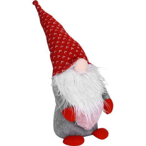 Décorations pour la maison avec poupées, figurines de nains sur pied, ornements pour la chambre, cadeau artisanal, grand garçon en forme de cœur