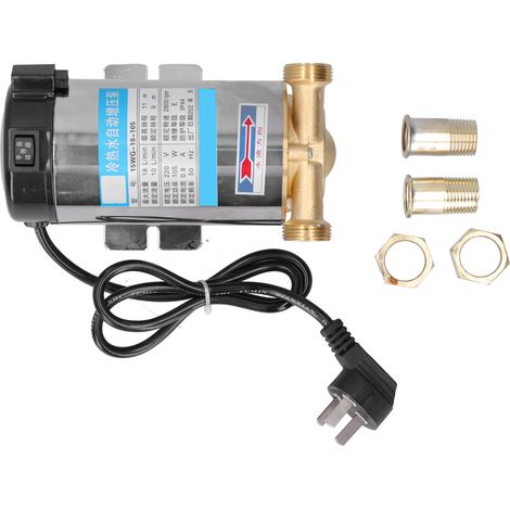 Pompe de surpression silencieuse eau chaude et froide 15WG-10-100, économe en énergie, prise AU AC220V (1/5)