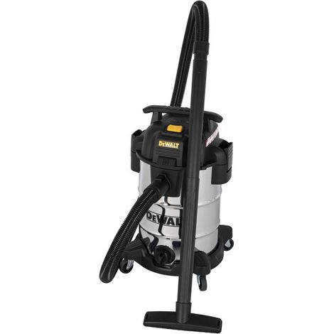 Aspiratore 30 LT solidi e liquidi con presa utensili fusto in acciaio DXV30SAPTA