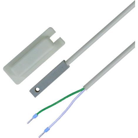 iOVEO 048OF01202 - PT100 - Sonda di superficie con tappo di protezione autoadesivo, sensore di temperatura, sensore, cavo in PVC, 2 metri (1/3)
