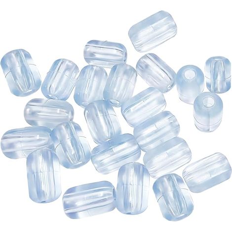 20 Pièces Pieds De Support D'Évier De Cuisine, Plastique Évier Protecteur Pieds, 4mm ID x13mm OD Accessoires de Protection de Support de Cuisine (1/5)